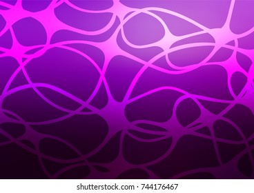 Dark Purple vector abstract doodle pattern. Creative illustration in blurred style with doodles and Zen tangles. A new texture for your design.