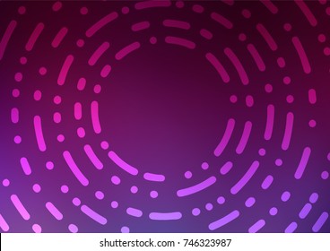 Dark Purple vector abstract doodle texture. Creative illustration in blurred style with doodles and Zen tangles. A completely new template for your business design.