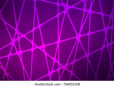 Dark Purple vector abstract doodle texture. Colorful abstract illustration with lines in Asian style. Brand-new design for your business.
