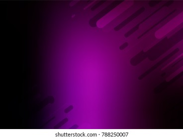 Dark Purple vector abstract doodle template. Colorful abstract illustration with lines in Asian style. The best blurred design for your business.
