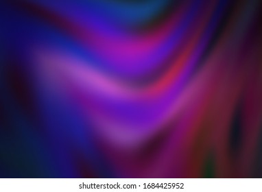 Dark Purple vector abstract layout. Glitter abstract illustration with gradient design. New style for your business design.