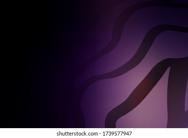 Dark Purple vector abstract layout. Abstract colorful illustration with gradient. Background for designs.