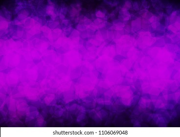 Dark Purple vector abstract mosaic pattern. Colorful illustration in abstract style with gradient. hexagonal pattern for your business design.