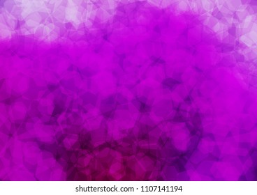 Dark Purple vector abstract mosaic background. Creative geometric illustration in Origami style with gradient. A completely new design for your business.
