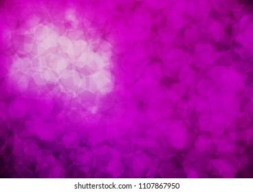 Dark Purple vector abstract mosaic template. A completely new color illustration in a vague style. The elegant pattern can be used as part of a brand book.