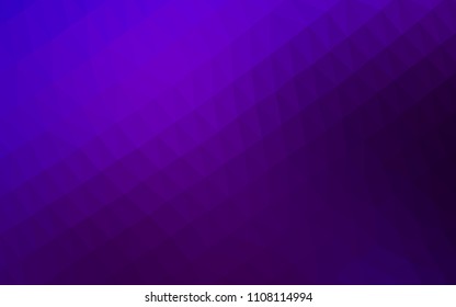 Dark Purple vector abstract mosaic background. Creative geometric illustration in Origami style with gradient. The elegant pattern can be used as part of a brand book.
