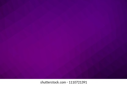 Dark Purple vector abstract mosaic backdrop. Colorful abstract illustration with gradient. A completely new template for your business design.