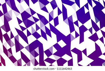 Dark Purple vector abstract mosaic pattern. A completely new color illustration in a vague style. The elegant pattern can be used as part of a brand book.