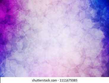 Dark Purple vector abstract mosaic template. A completely new color illustration in a vague style. Brand new design for your business.