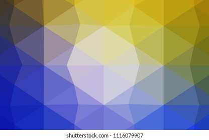 Dark Purple vector abstract mosaic pattern. Modern geometrical abstract illustration with gradient. A completely new template for your business design.