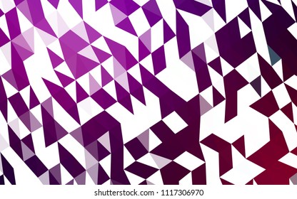 Dark Purple vector abstract mosaic background. Creative illustration in halftone style with gradient. The textured pattern can be used for background.