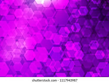 Dark Purple vector abstract mosaic pattern. Shining colored illustration in a Brand new style. A completely new design for your business.