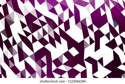 Dark Purple vector abstract mosaic background. Colorful abstract illustration with gradient. The elegant pattern can be used as part of a brand book.