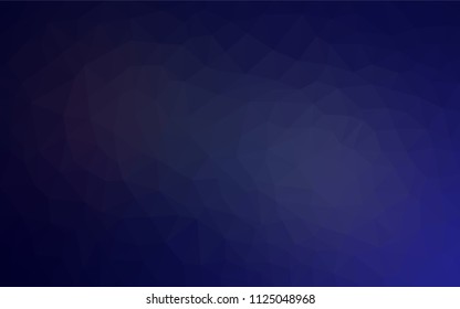 Dark Purple vector abstract mosaic backdrop. Elegant bright polygonal illustration with gradient. Brand new style for your business design.
