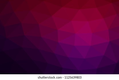 Dark Purple vector abstract mosaic abstract mosaic. Shining colored illustration in a Brand new style. A new texture for your design.