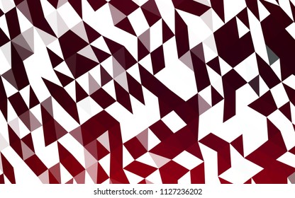 Dark Purple vector abstract mosaic template. Shining colored illustration in a Brand new style. The best triangular design for your business.