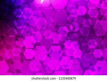 Dark Purple vector abstract mosaic background. Geometric illustration in Origami style with gradient.  Brand new style for your business design.
