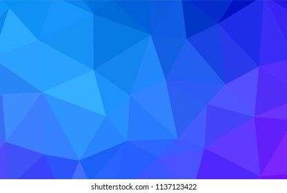 Dark Purple vector abstract mosaic backdrop. A completely new color illustration in a polygonal style. A completely new design for your leaflet.