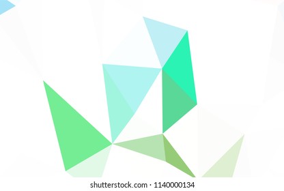 Dark Purple vector abstract mosaic backdrop. Modern abstract illustration with triangles. Completely new template for your banner.