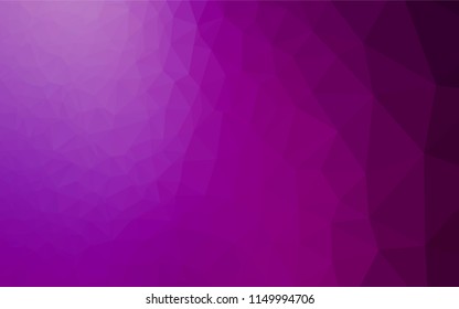 Dark Purple vector abstract mosaic pattern. Shining colored illustration in a Brand new style. Brand new style for your business design.
