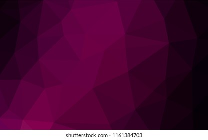 Dark Purple vector abstract mosaic background. Creative illustration in halftone style with gradient. The completely new template can be used for your brand book.
