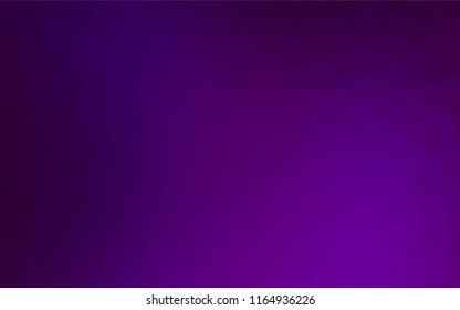 Dark Purple vector abstract mosaic pattern. A completely new color illustration in a vague style. A new texture for your design.
