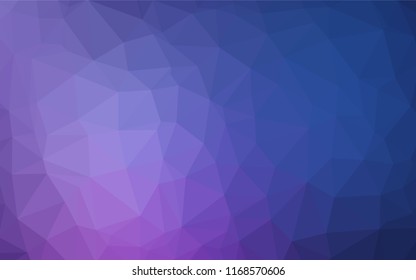 Dark Purple vector abstract mosaic background. Creative geometric illustration in Origami style with gradient. The template can be used as a background for cell phones.