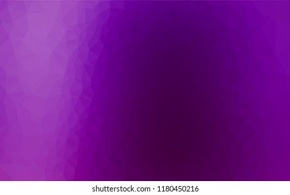 Dark Purple vector abstract mosaic background. An elegant bright illustration with gradient. The textured pattern can be used for background.