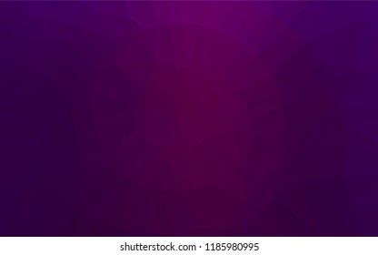 Dark Purple vector abstract mosaic background. Creative illustration in halftone style with gradient. Brand new design for your business.