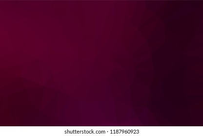 Dark Purple vector abstract mosaic backdrop. Modern geometrical abstract illustration with gradient. The textured pattern can be used for background.