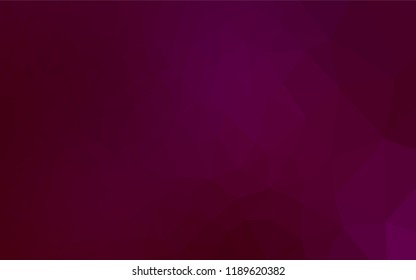 Dark Purple vector abstract mosaic pattern. A completely new color illustration in a vague style. Brand new style for your business design.
