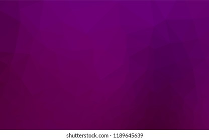 Dark Purple vector abstract mosaic background. A completely new color illustration in a vague style. Brand new design for your business.