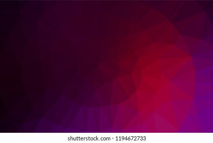 Dark Purple vector abstract mosaic pattern. A completely new color illustration in a vague style. Brand new style for your business design.