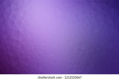 Dark Purple vector abstract mosaic background. Shining colored illustration in a Brand new style. The template can be used as a background for cell phones.