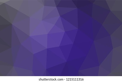 Dark Purple vector abstract mosaic pattern. Glitter abstract illustration with an elegant design. A new texture for your design.