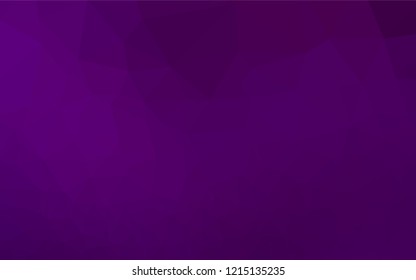 Dark Purple vector abstract mosaic backdrop. Creative illustration in halftone style with gradient. The textured pattern can be used for background.