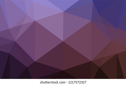 Dark Purple vector abstract mosaic backdrop. Colorful abstract illustration with gradient. The elegant pattern can be used as part of a brand book.