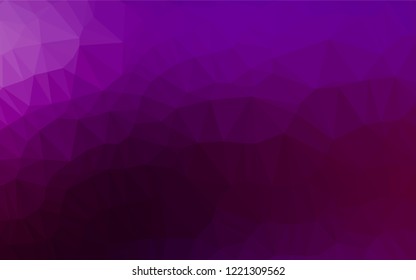 Dark Purple vector abstract mosaic background. Shining colored illustration in a Brand new style. The textured pattern can be used for background.