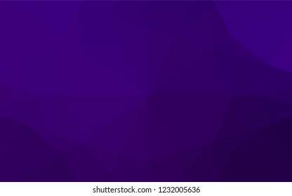 Dark Purple vector abstract mosaic backdrop. A completely new color illustration in a vague style. A new texture for your design.