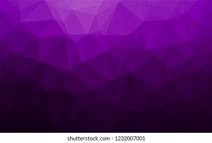 Dark Purple vector abstract mosaic background. Shining colored illustration in a Brand new style. A completely new template for your business design.