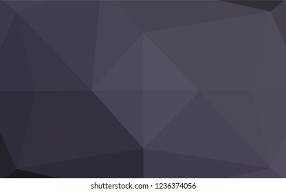 Dark Purple vector abstract mosaic background. An elegant bright illustration with gradient. A completely new design for your business.