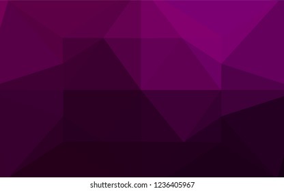 Dark Purple vector abstract mosaic backdrop. Shining colored illustration in a Brand new style. Brand new style for your business design.