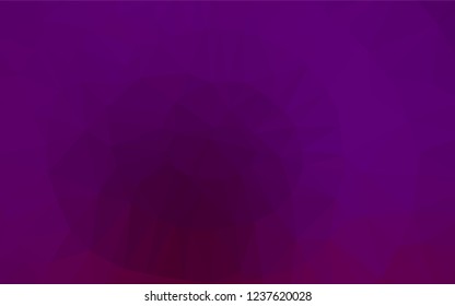 Dark Purple vector abstract mosaic backdrop. Colorful abstract illustration with gradient. The completely new template can be used for your brand book.