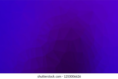 Dark Purple vector abstract mosaic pattern. Colorful abstract illustration with gradient. The textured pattern can be used for background.