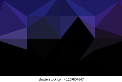 Dark Purple vector abstract mosaic background. A completely new color illustration in a vague style. The textured pattern can be used for background.