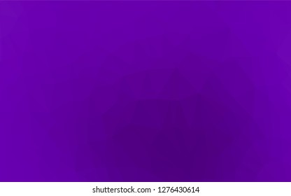 Dark Purple vector abstract mosaic pattern. Brand new colored illustration in blurry style with gradient. A completely new template for your business design.
