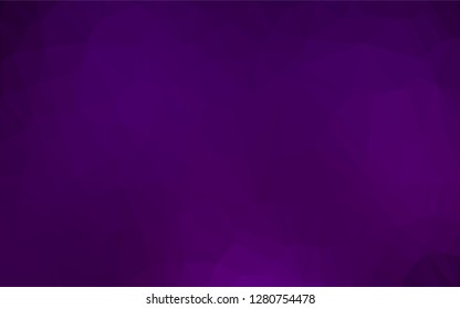 Dark Purple vector abstract mosaic backdrop. Brand new colored illustration in blurry style with gradient. The template can be used as a background for cell phones.