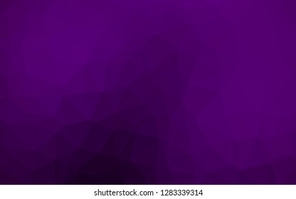 Dark Purple vector abstract mosaic background. An elegant bright illustration with gradient. New texture for your design.