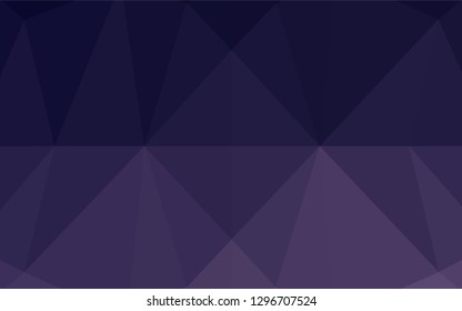 Dark Purple vector abstract mosaic background. Shining colored illustration in a Brand new style. The textured pattern can be used for background.