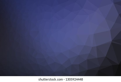 Dark Purple vector abstract mosaic backdrop. Modern geometrical abstract illustration with gradient. Polygonal design for your web site.